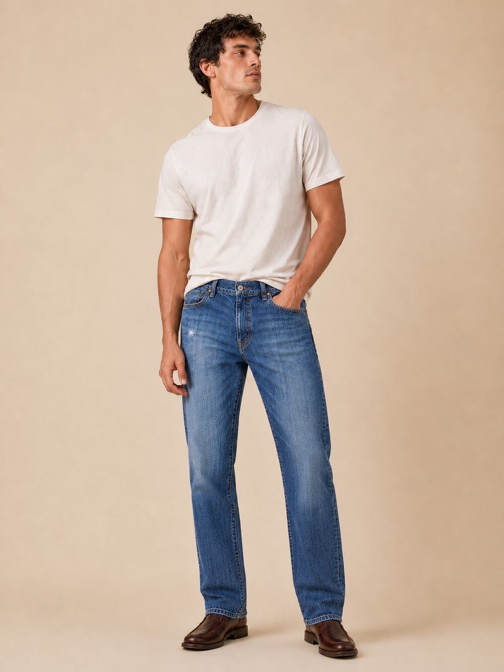 Ralph Lauren Denim & Supply Straight Leg Jeans 36x34 Medium Wash Americana